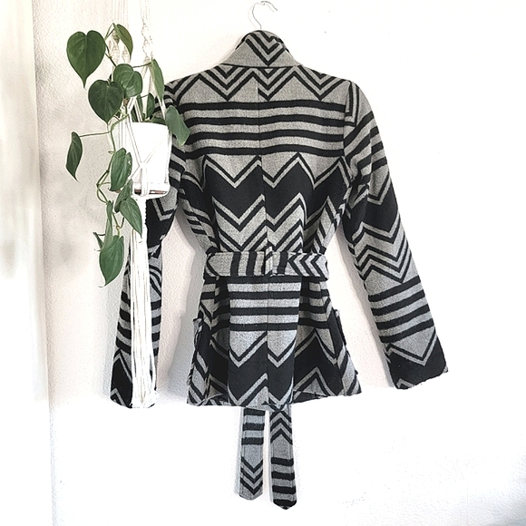 Anthropologie x Jack. Standing Collar Chevron Jacket - Picture 6 of 6